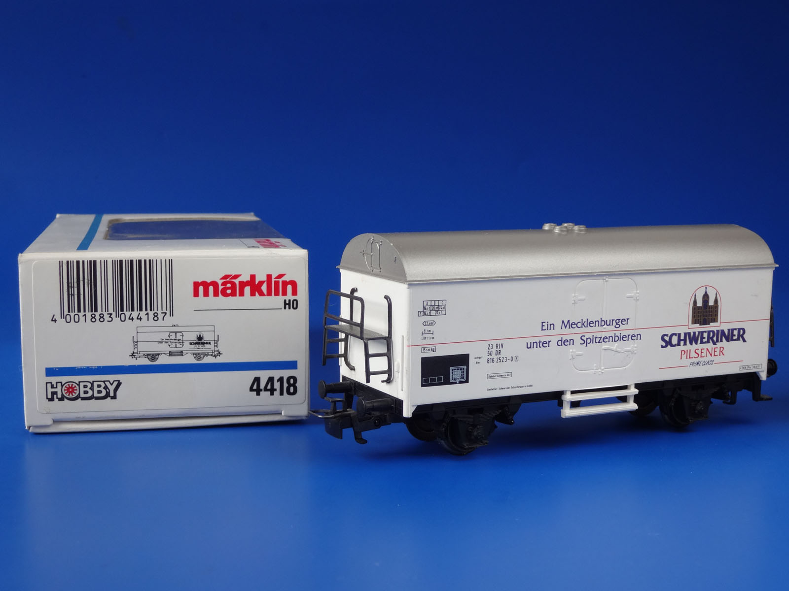HOゲージ　marklin 48281 Beer car 貨車 MARKLIN H0 - 4418 - Refrigerator Beer Car: SCHWERINER / BOX